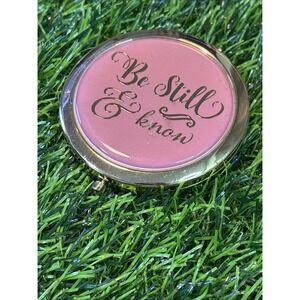Mary Square Be Still Compact Mirror #23071 – New With Tag